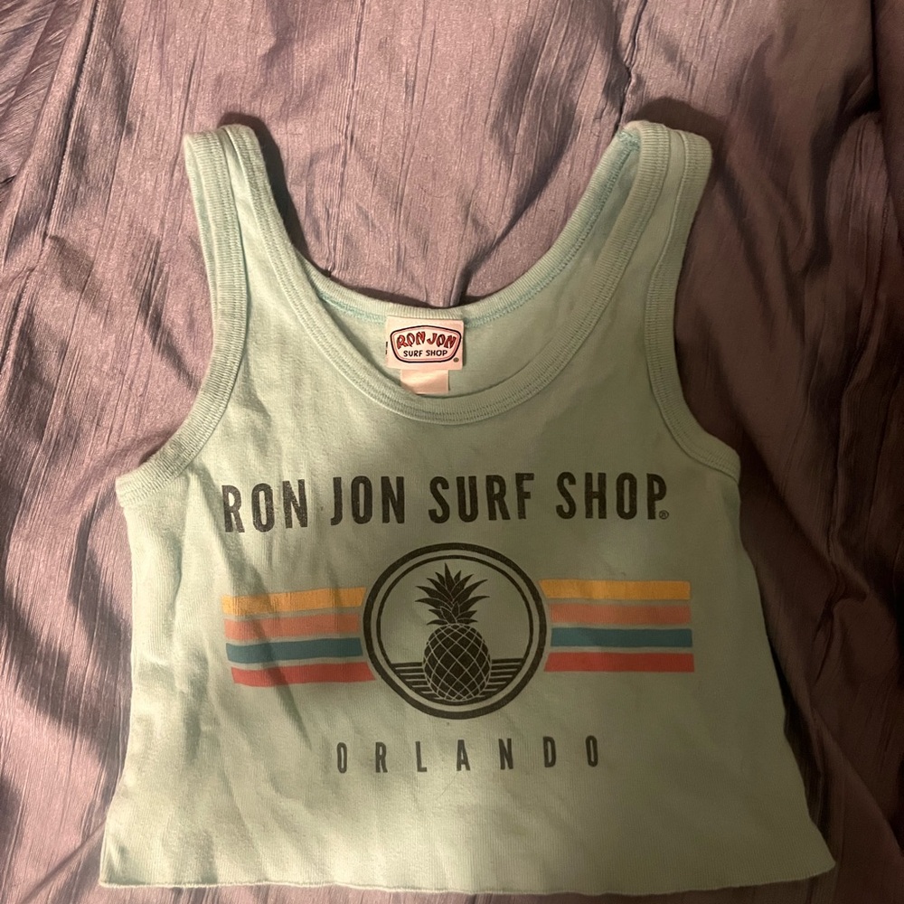 Ron Jon Surf Shop Mint Green Tank Top